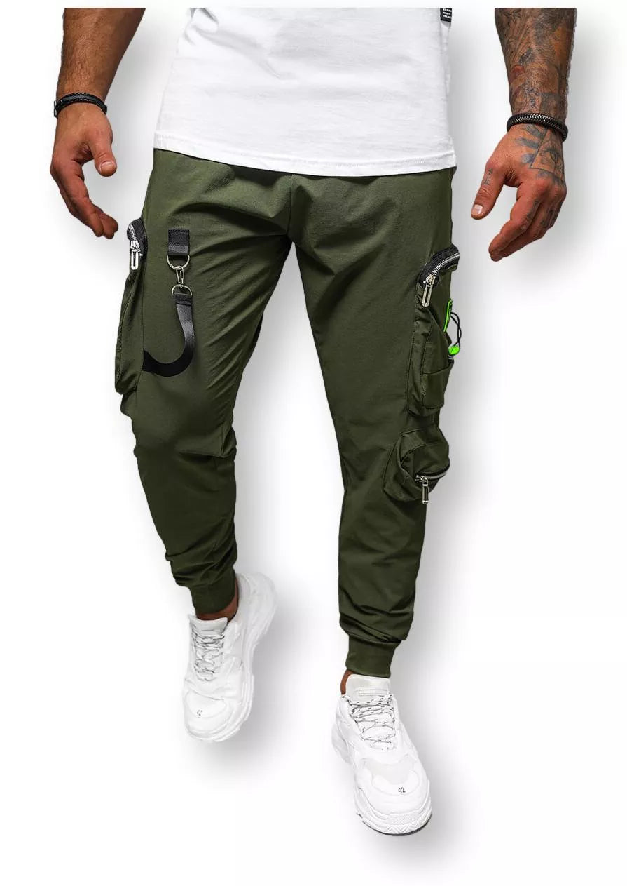 Men's khaki joggers Simos