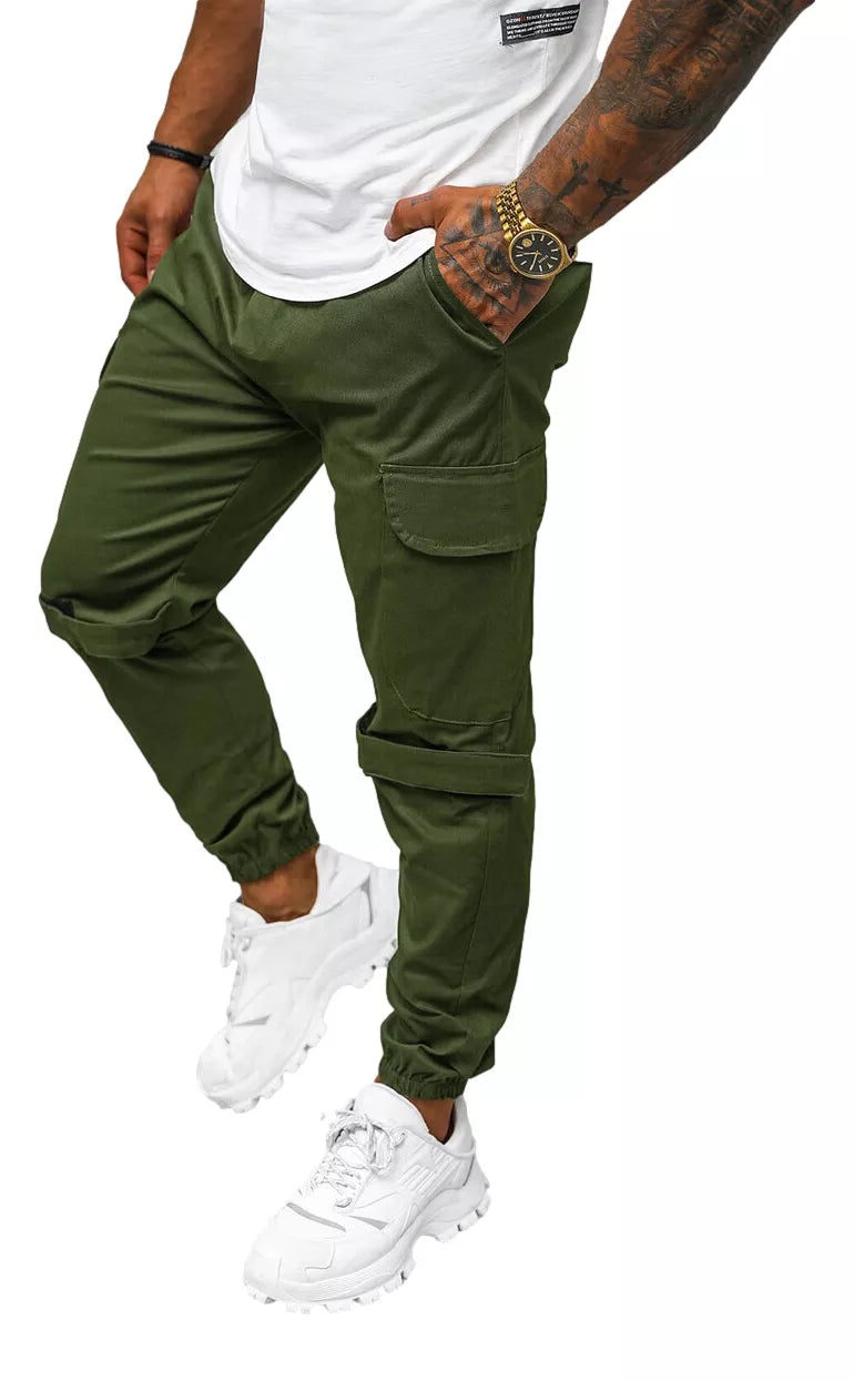 Men's khaki joggers Adre