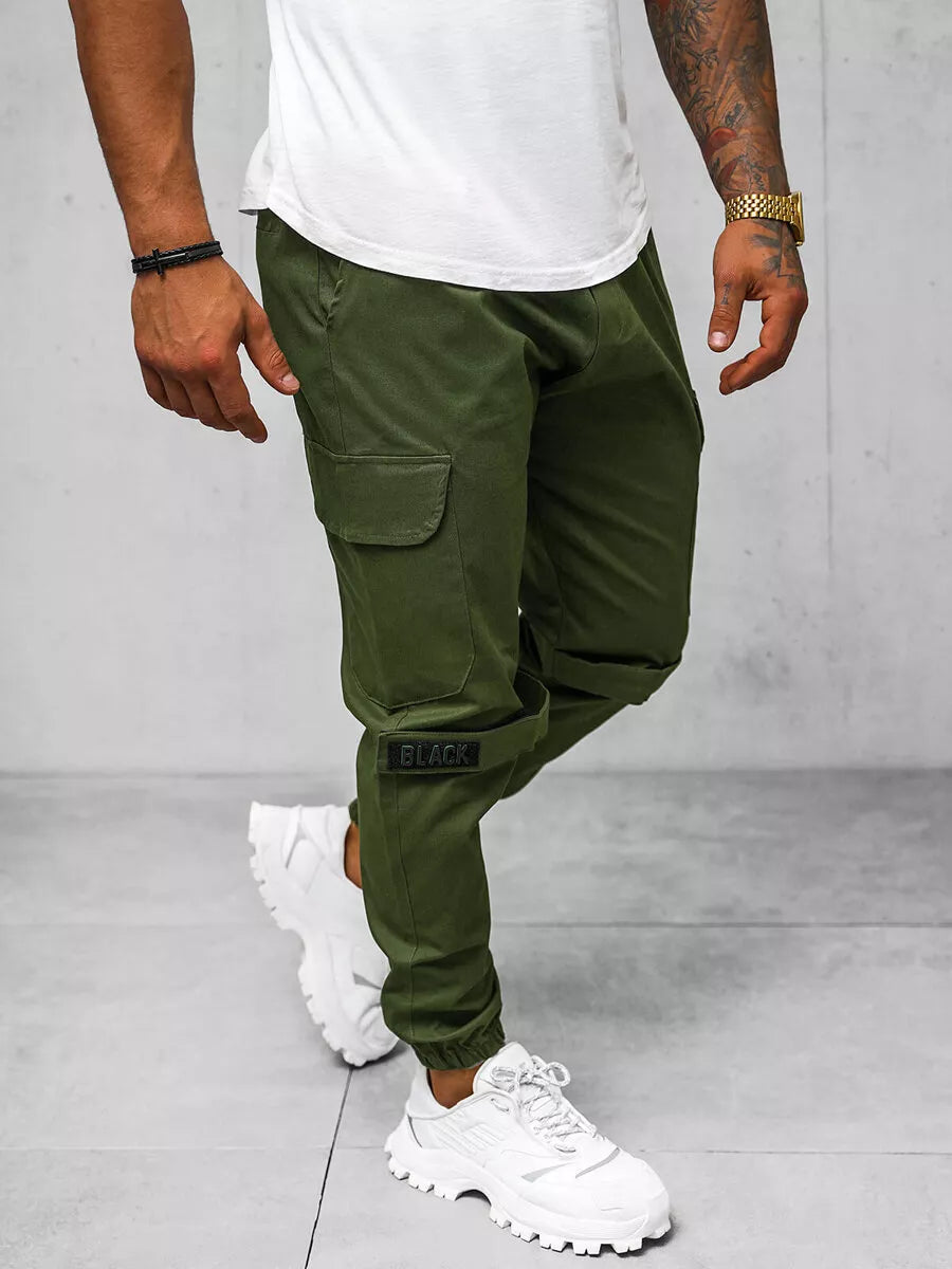Men's khaki joggers Adre