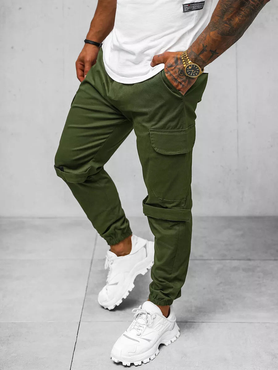 Men's khaki joggers Adre