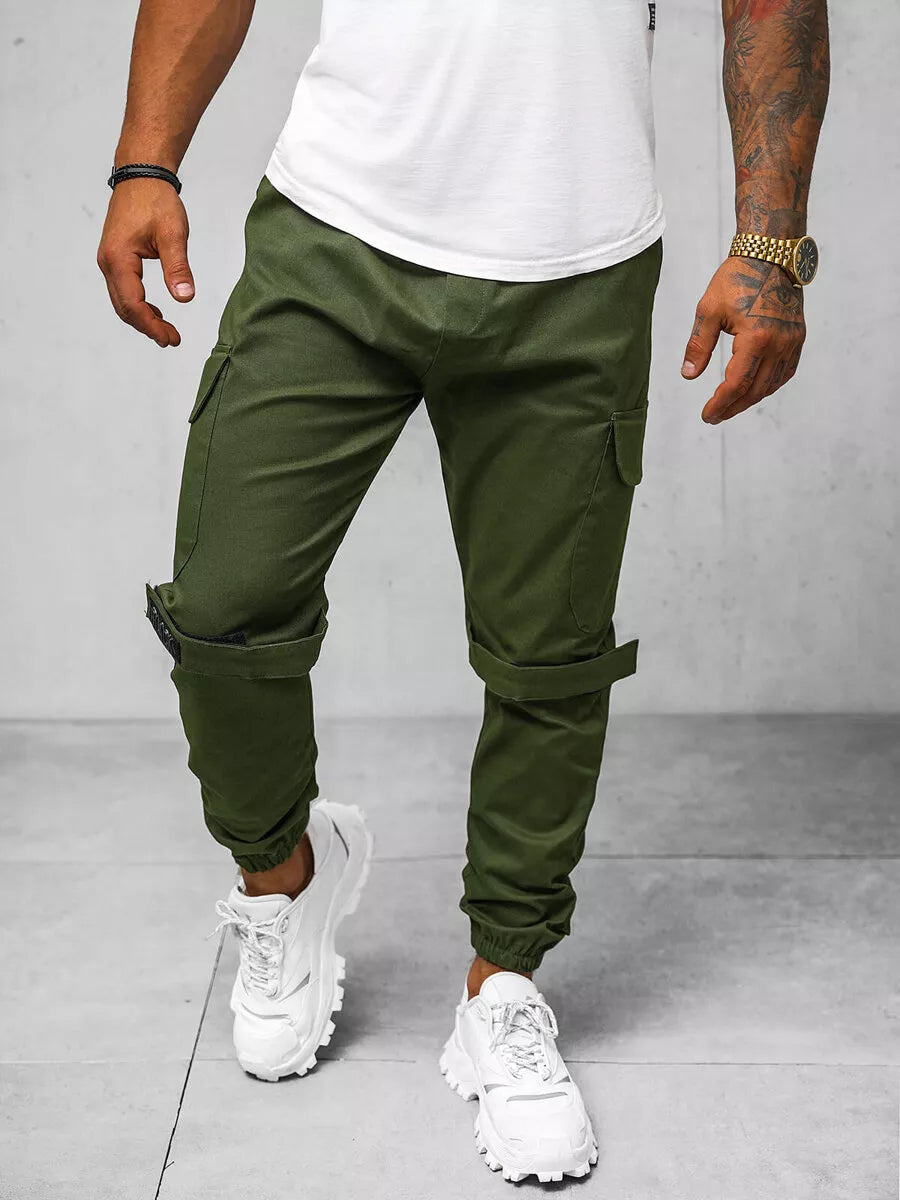 Men's khaki joggers Adre