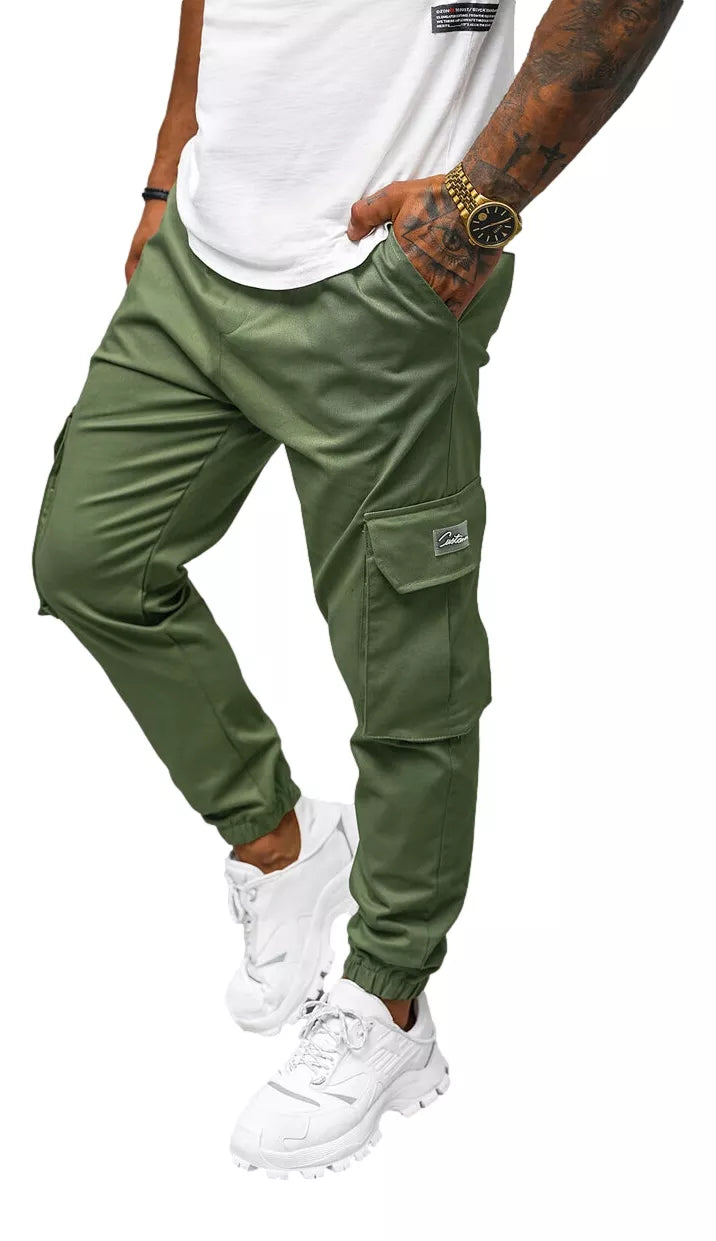Men's khaki joggers Dump
