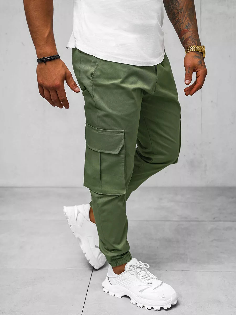 Men's khaki joggers Dump