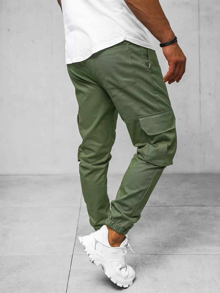 Men's khaki joggers Dump