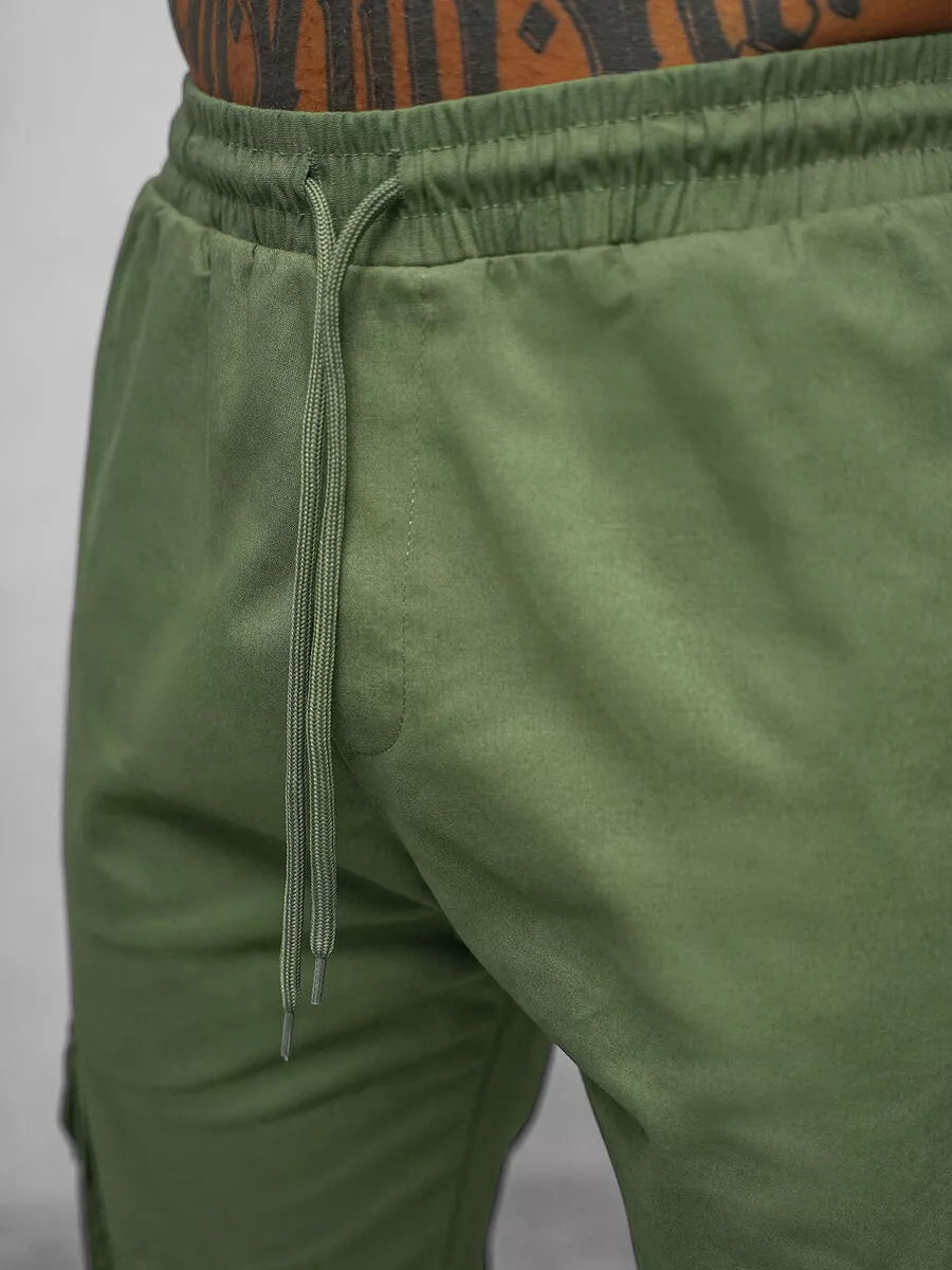 Men's khaki joggers Dump