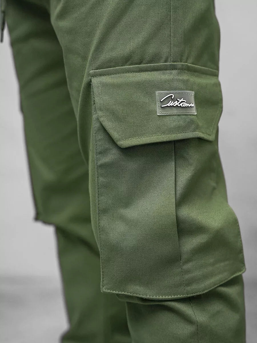 Men's khaki joggers Dump