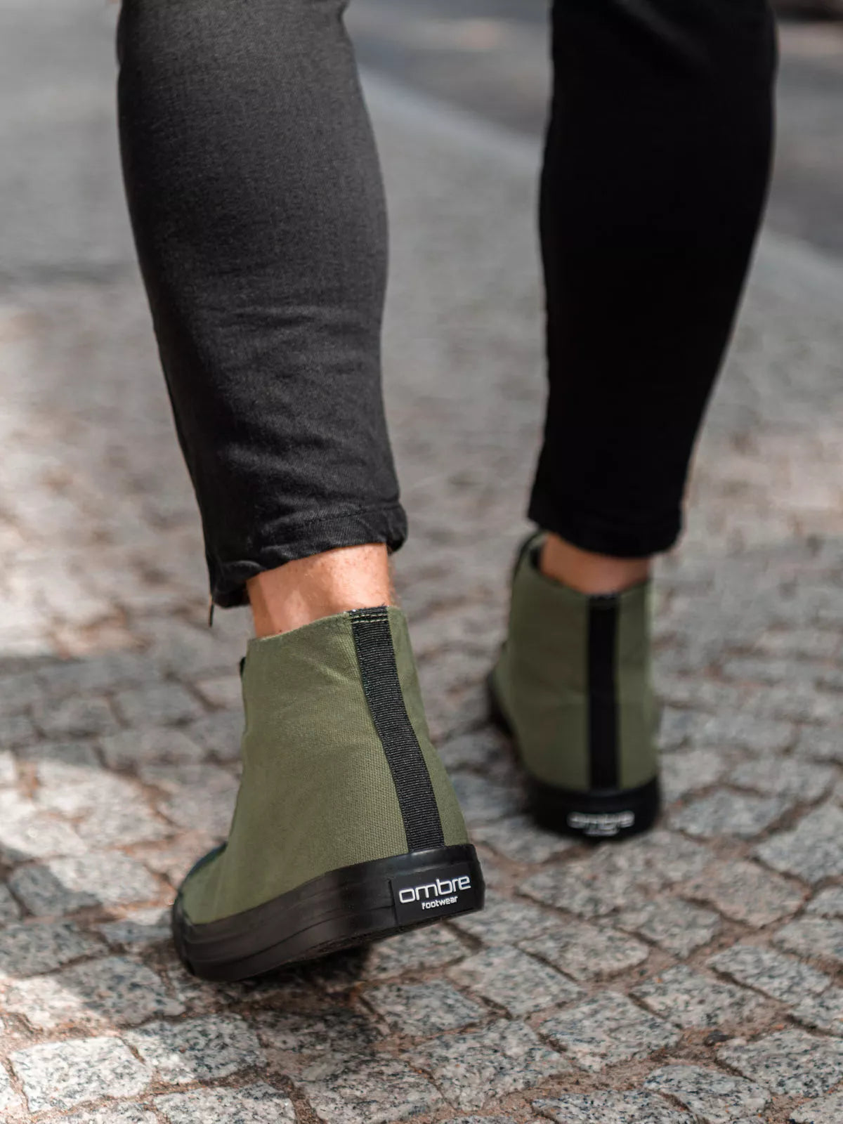 Khaki men's boat shoes Sneki 