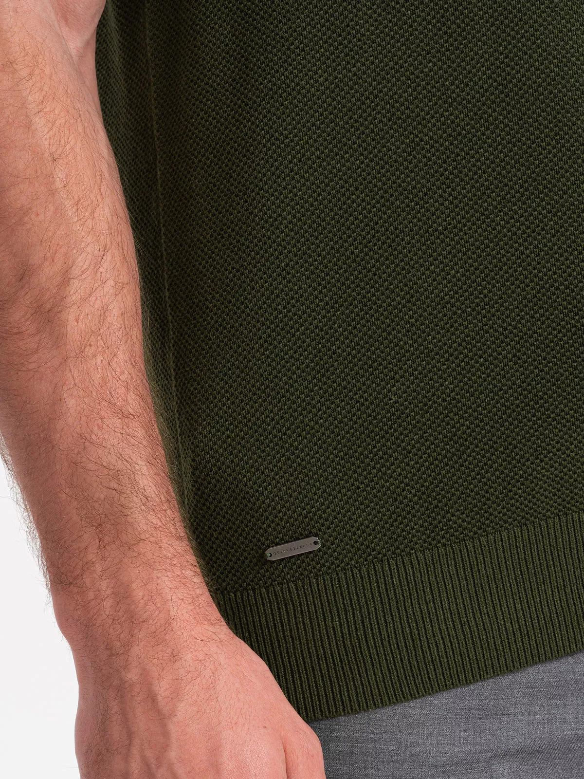 Men's khaki polo shirt Swing