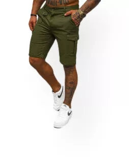 Men's khaki chino shorts Kolin
