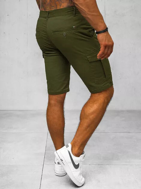 Men's khaki chino shorts Kolin