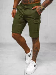 Men's khaki chino shorts Kolin