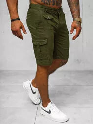 Men's khaki chino shorts Kolin