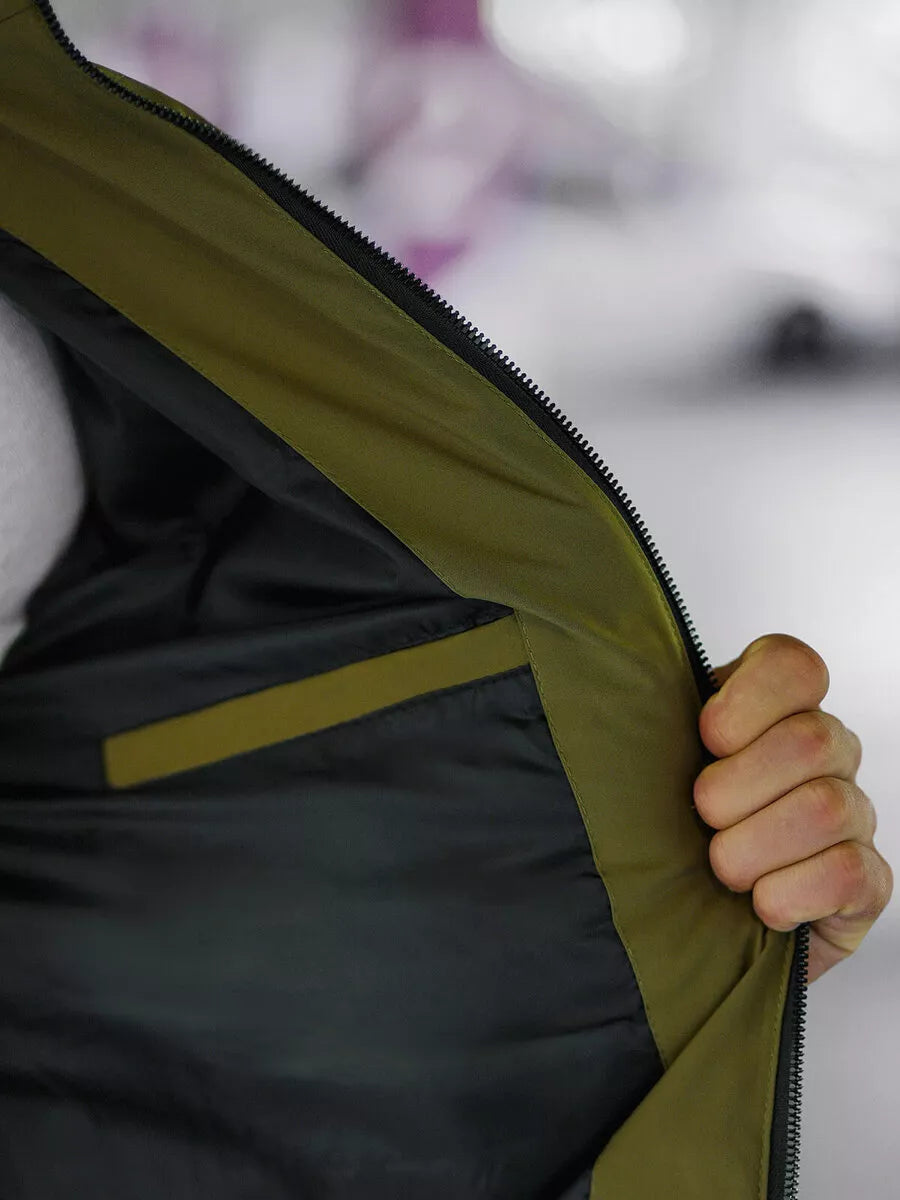 Men's khaki winter jacket Edi