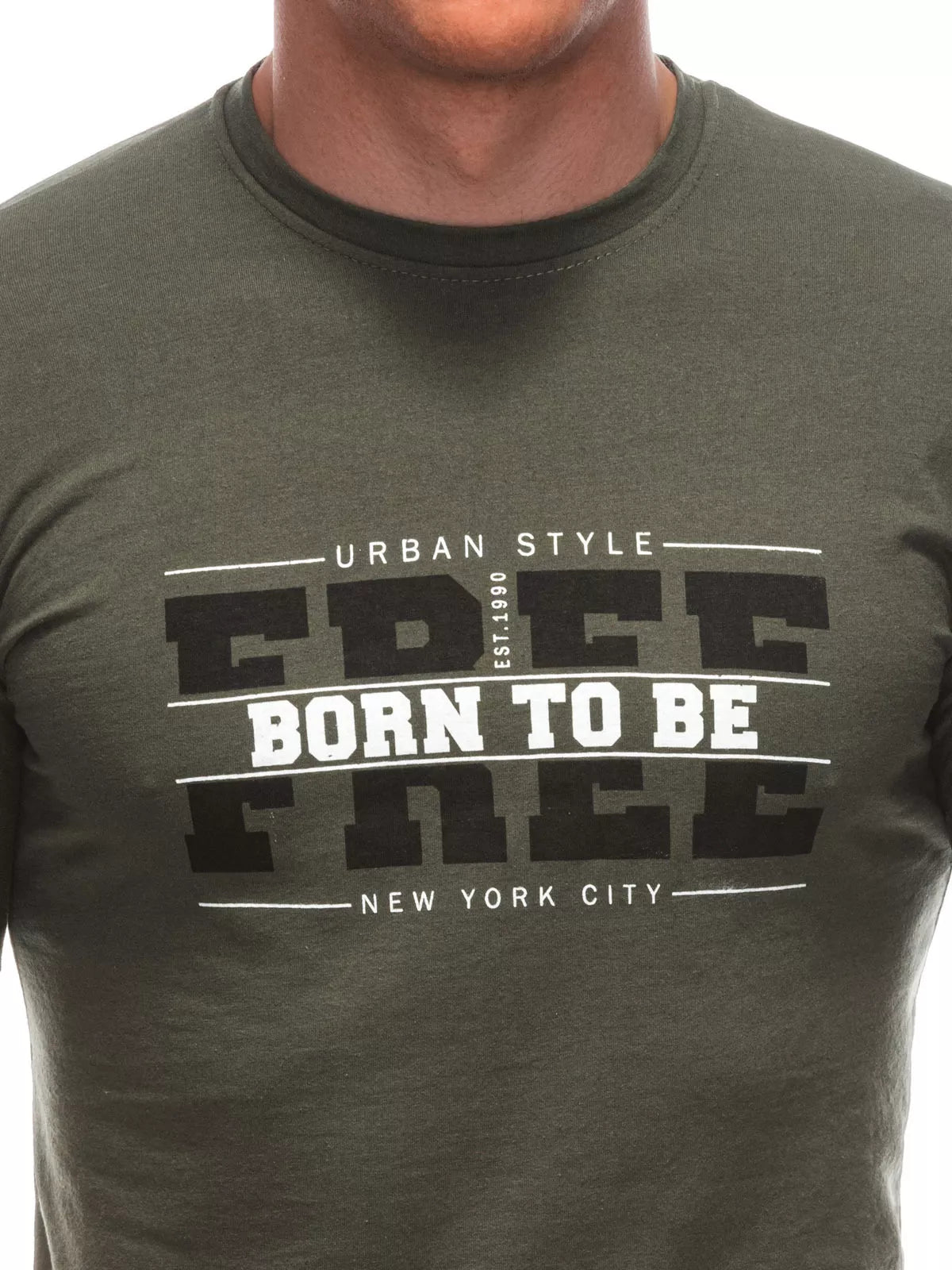 Men's khaki shirt Free