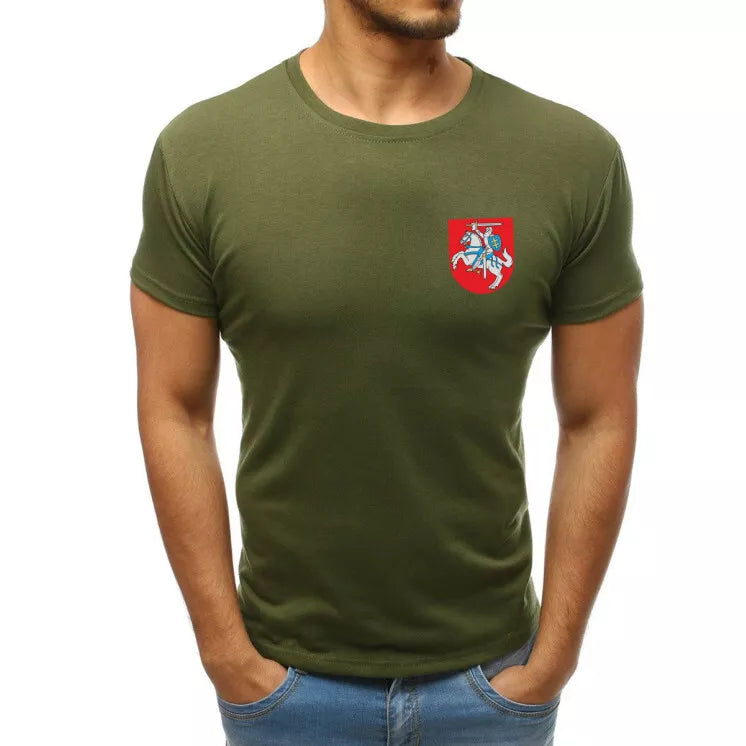 Khaki men's shirt Coat of arms
