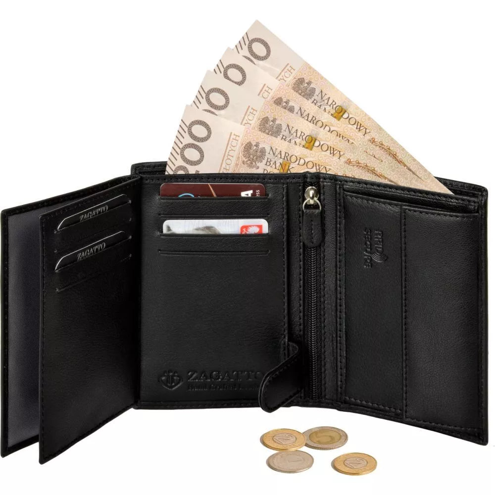 Men's wallet made of genuine leather Fiden