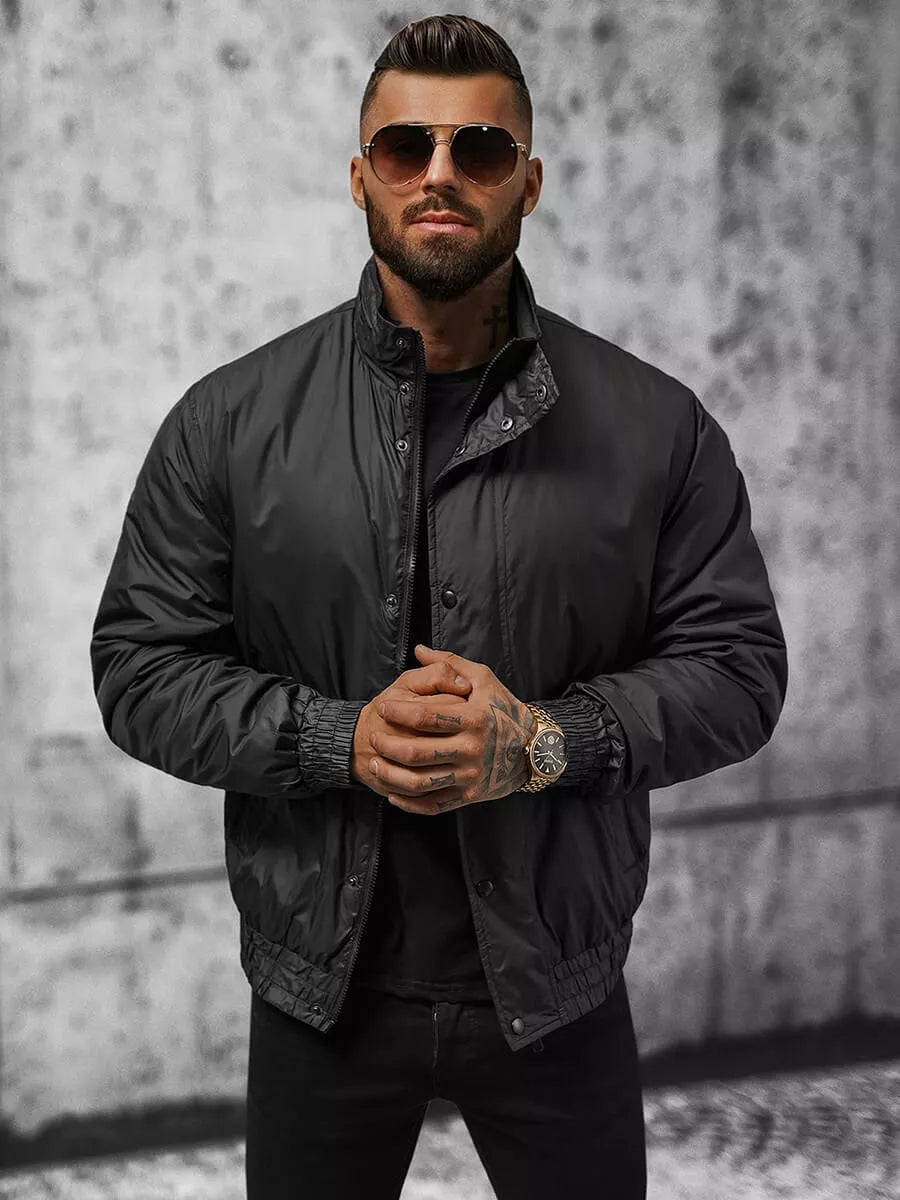 Men's jacket in black Varan