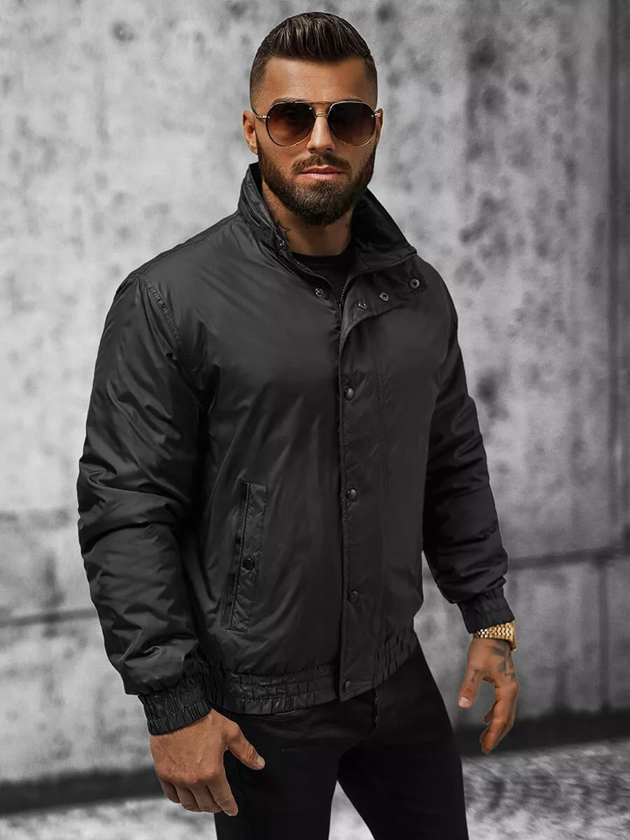 Men's jacket in black Varan