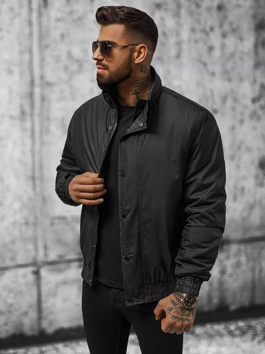 Men's jacket in black Varan