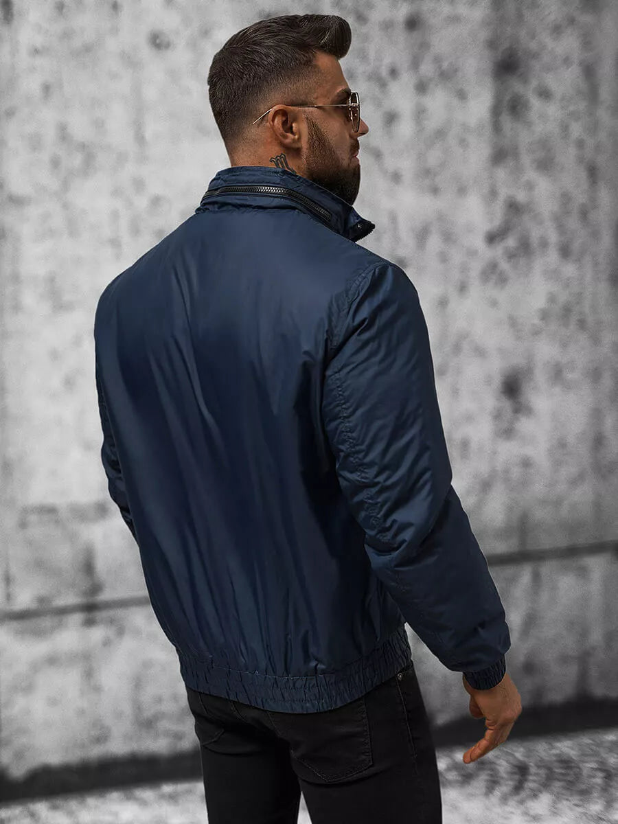 Men's jacket in dark blue color Varan