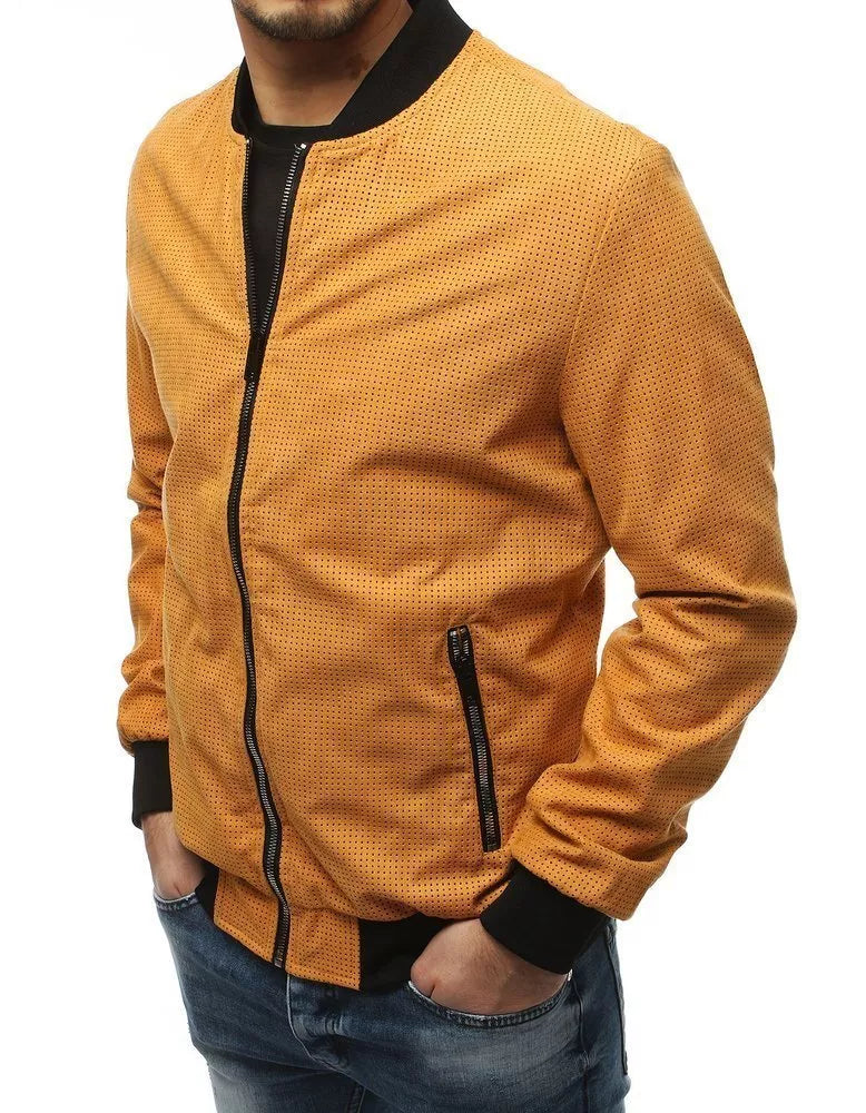 Men's caramel-colored Wind jacket 