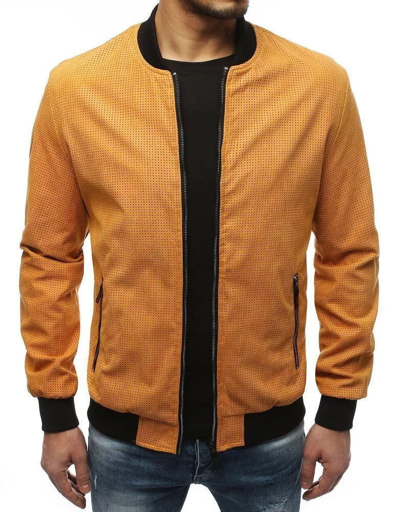 Men's caramel-colored Wind jacket 
