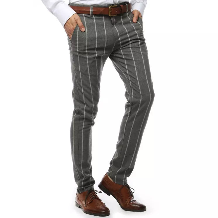Classic gray men's trousers Sovelo