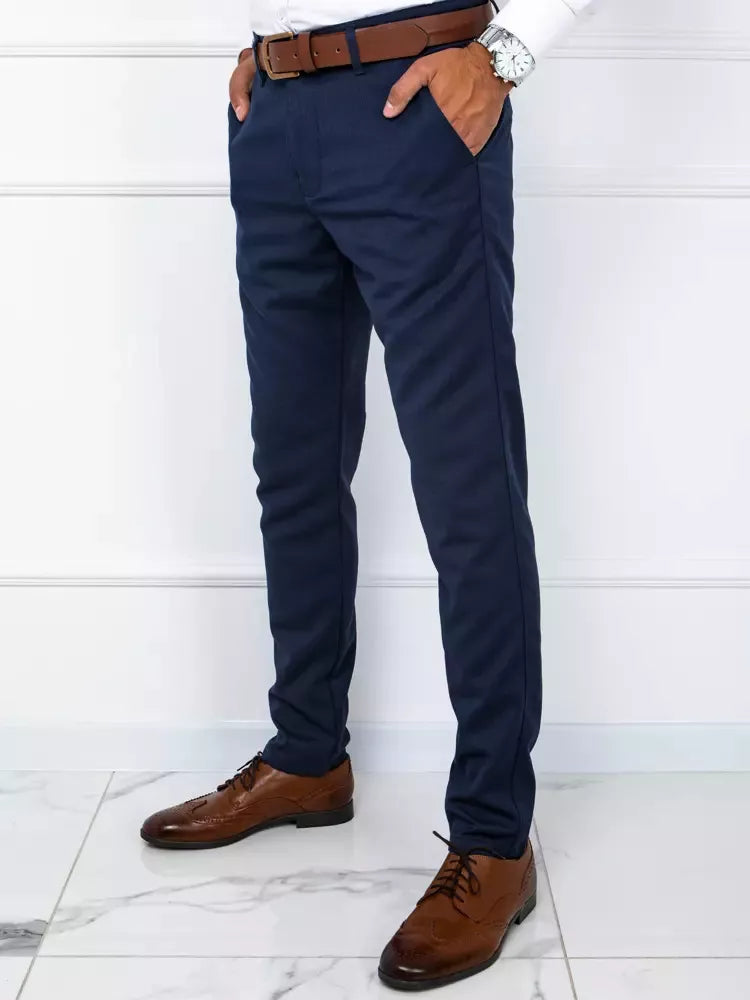 Men's classic dark blue trousers Purot