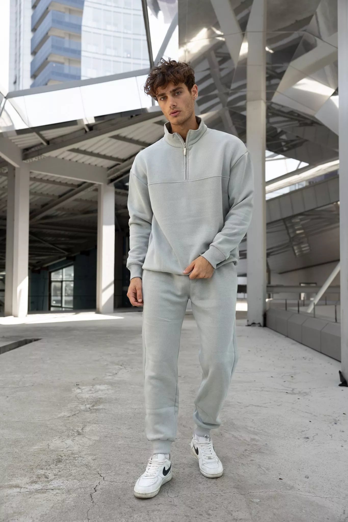 Men's gray suit Gerol