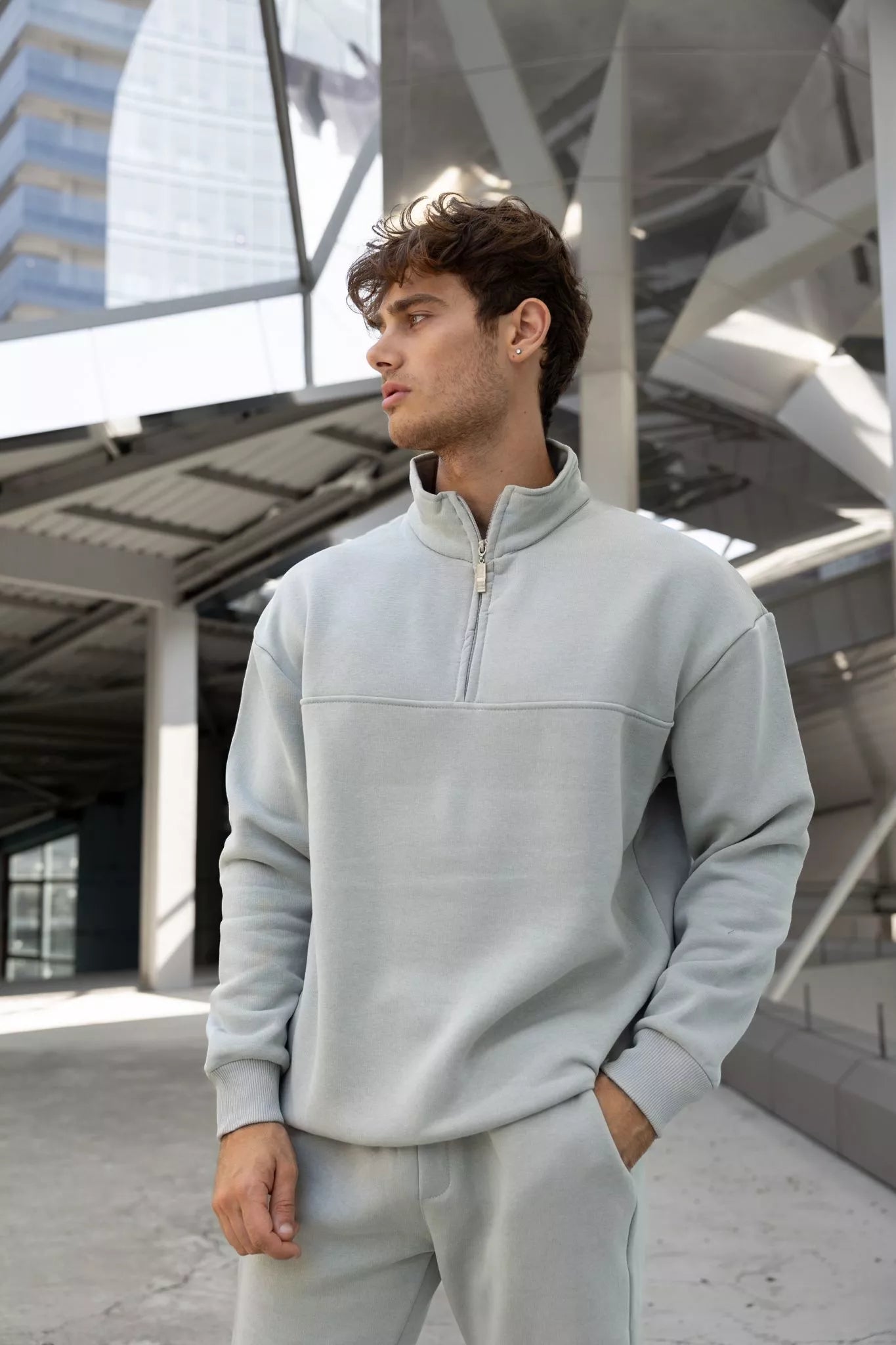 Men's gray suit Gerol