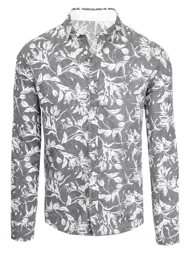 Men's shirt with Fire patterns
