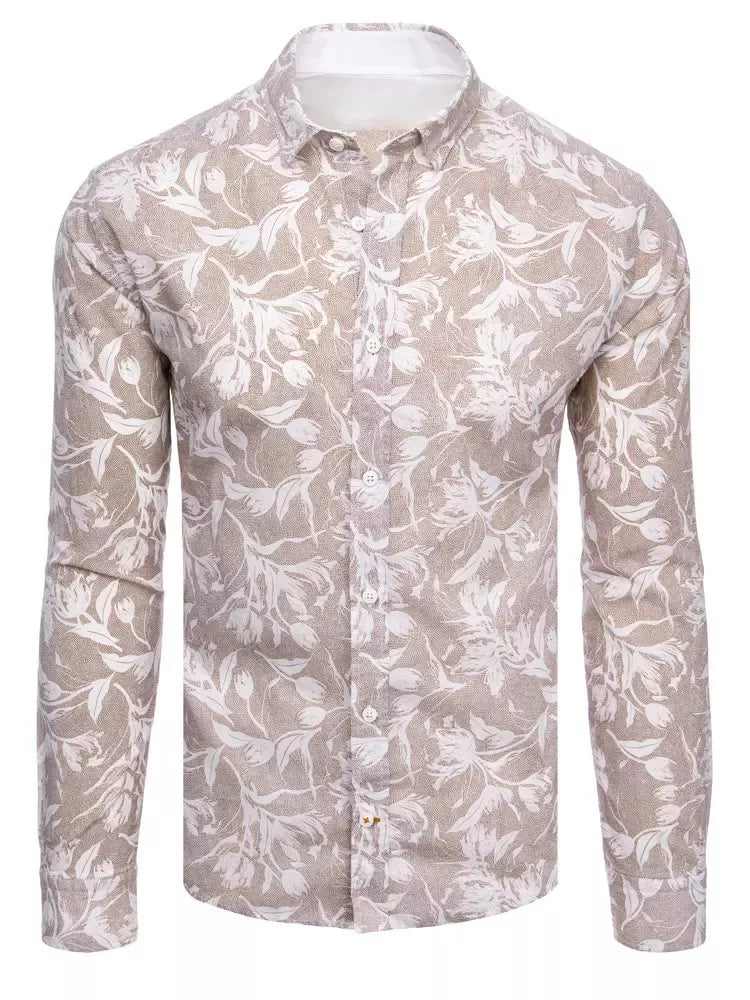 Men's shirt with Fire patterns