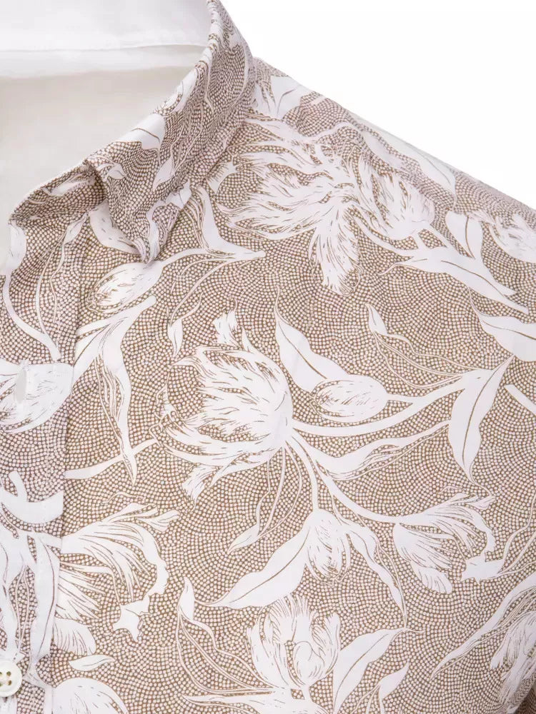 Men's shirt with Fire patterns