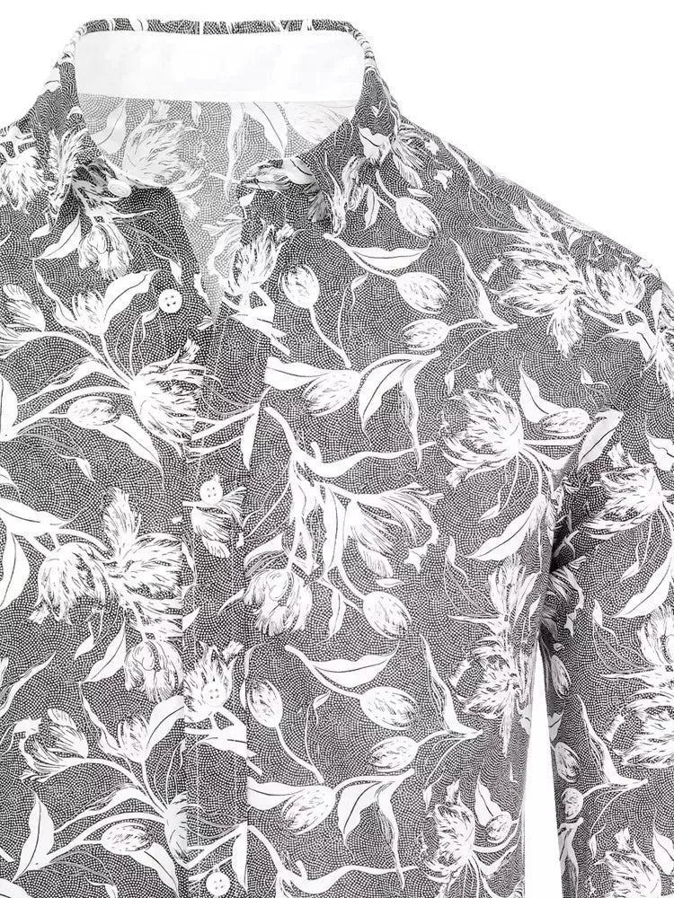 Men's shirt with Fire patterns