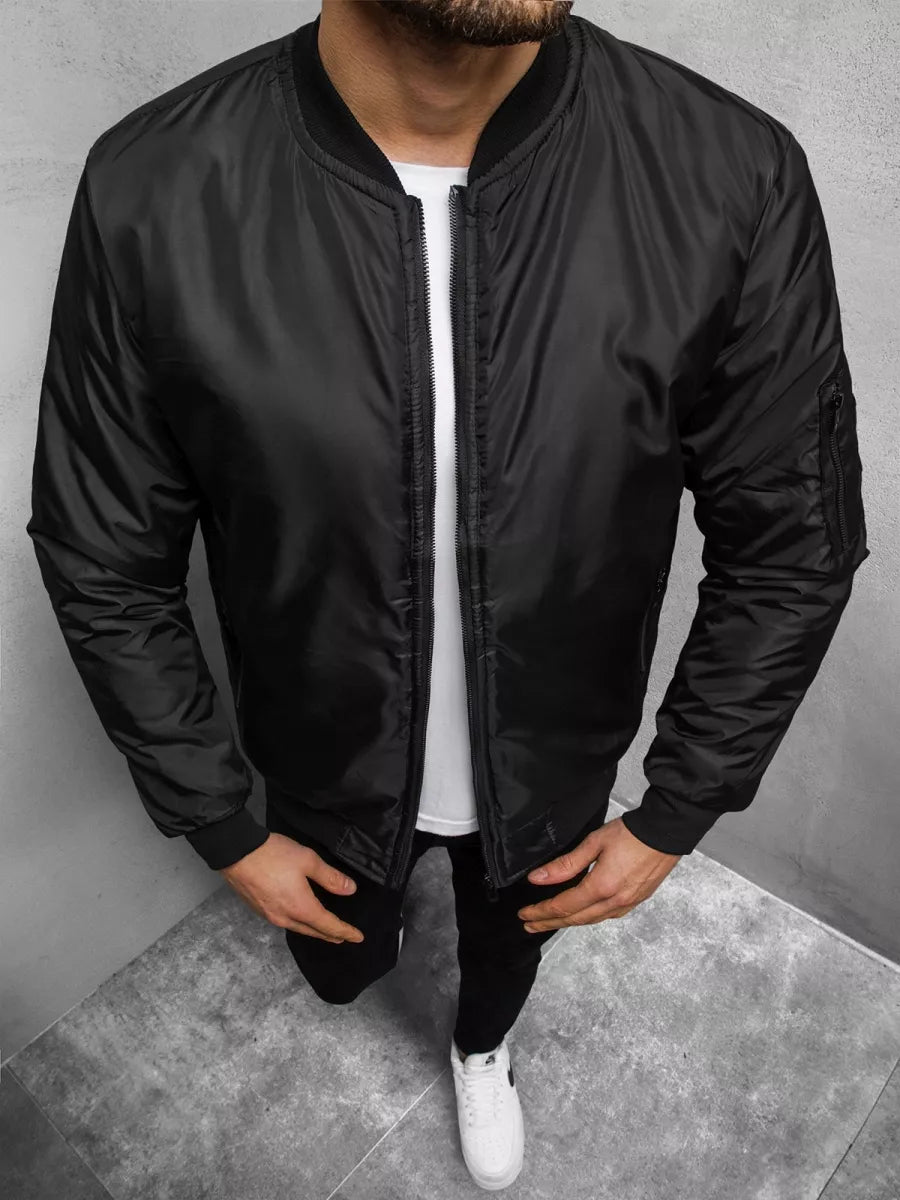 Men's black jacket "Route"