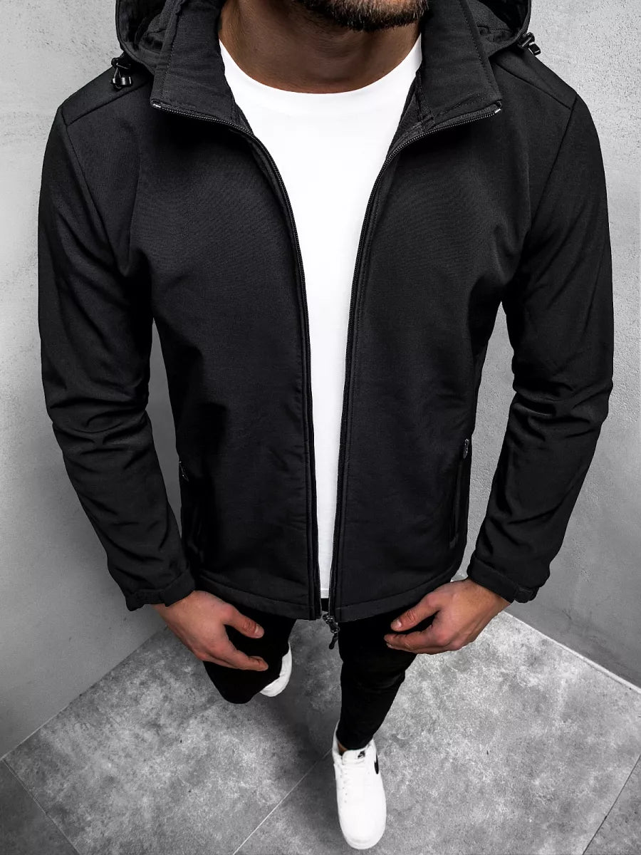 Black men's jacket "Luter"