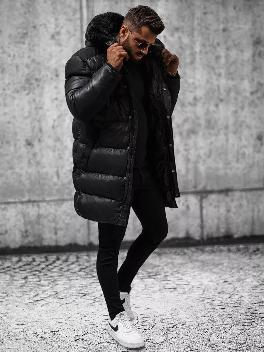 Black men's jacket Alom