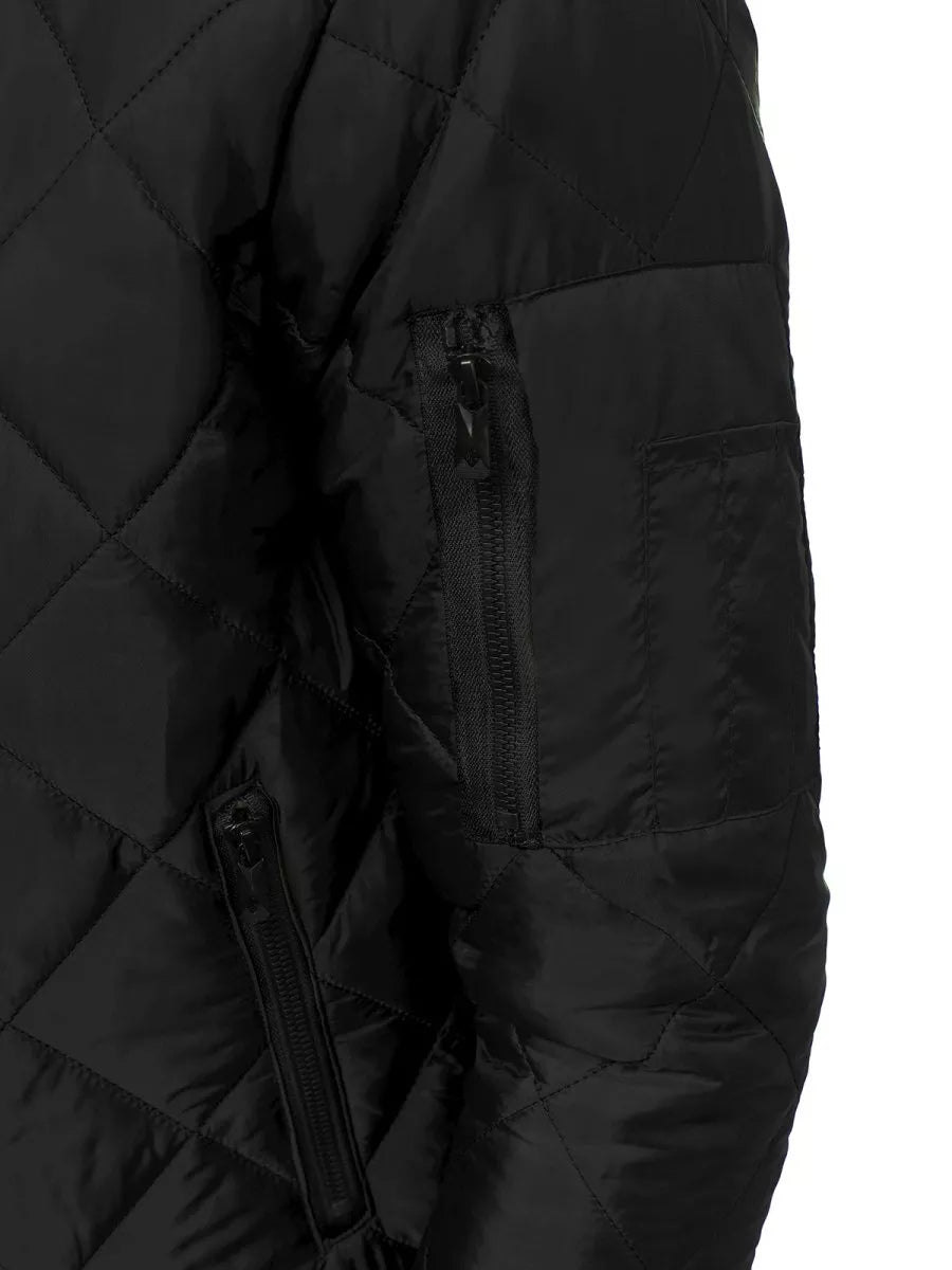 Men's black jacket with hood Ogmina