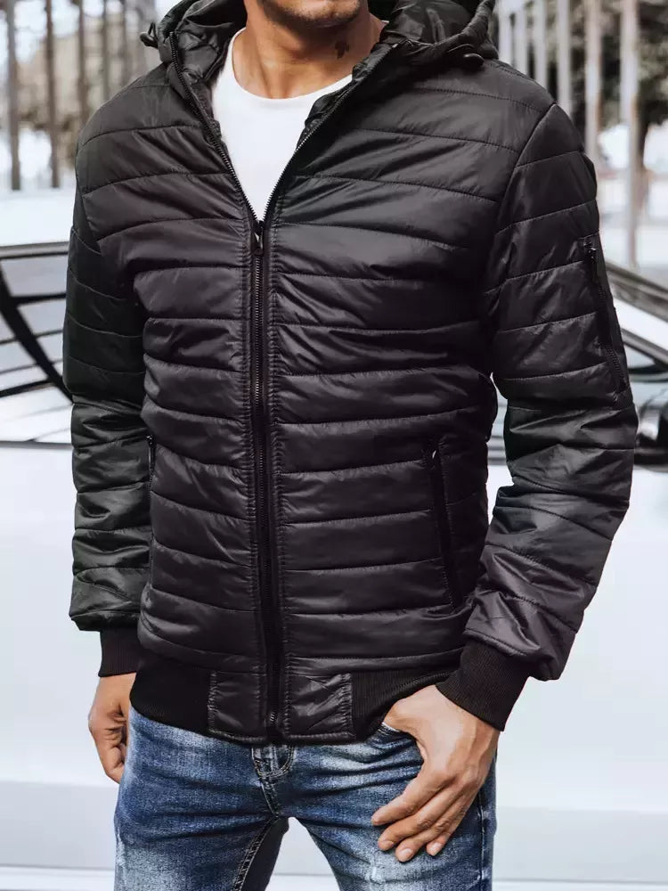 Men's black jacket Rikon