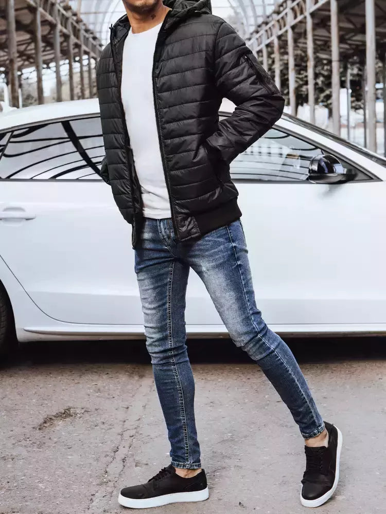 Men's black jacket Rikon