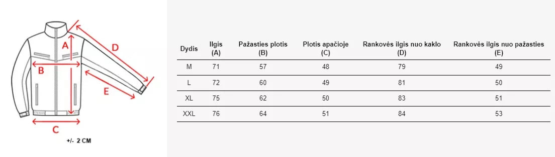 Men's black jacket Rikon