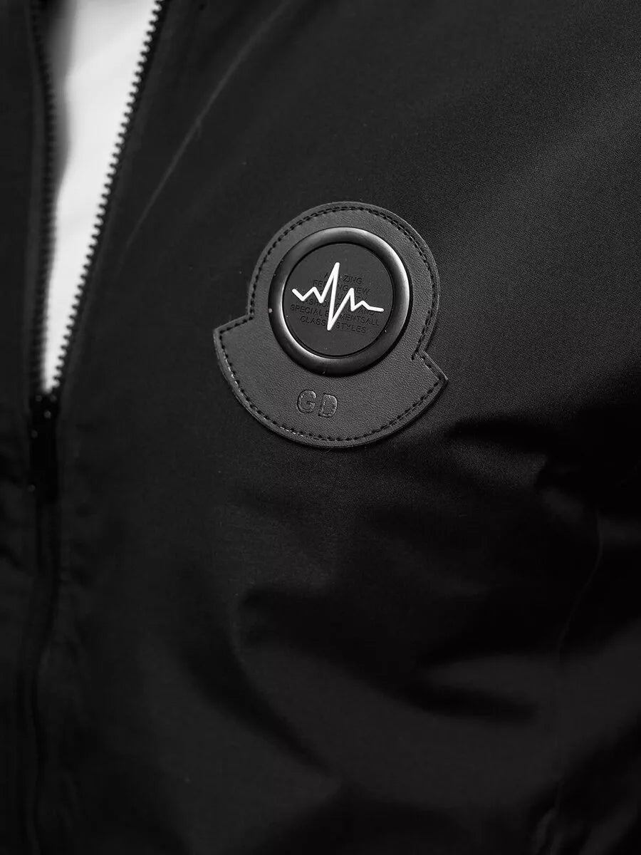 Men's black spring jacket Marko