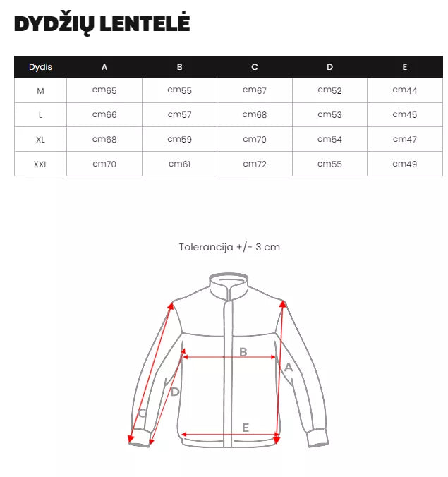 Men's black spring jacket Marko