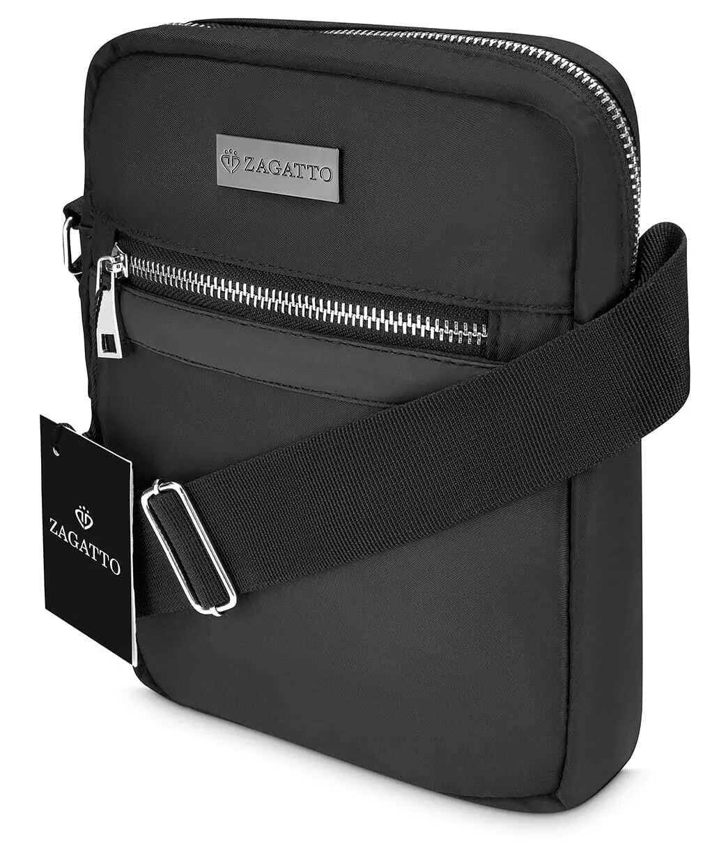 Men's black handbag City