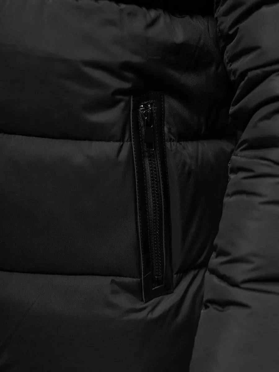 Men's black quilted jacket Andre