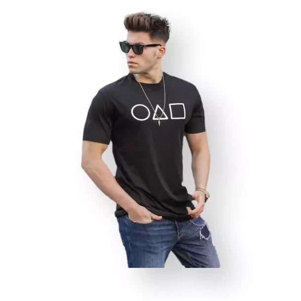 Men's black T-shirt Game