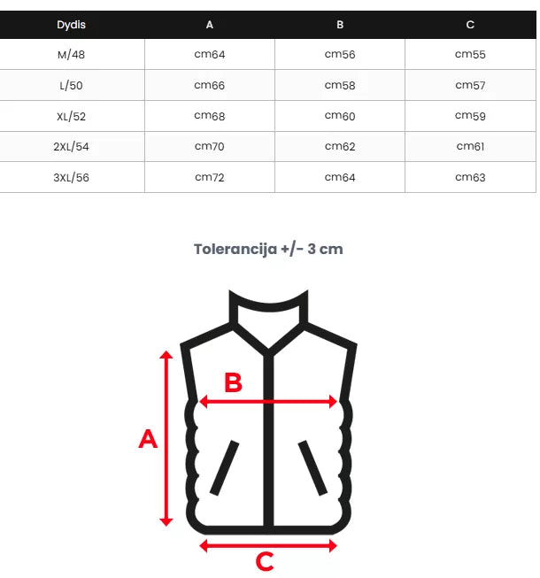 Men's khaki vest Edoar