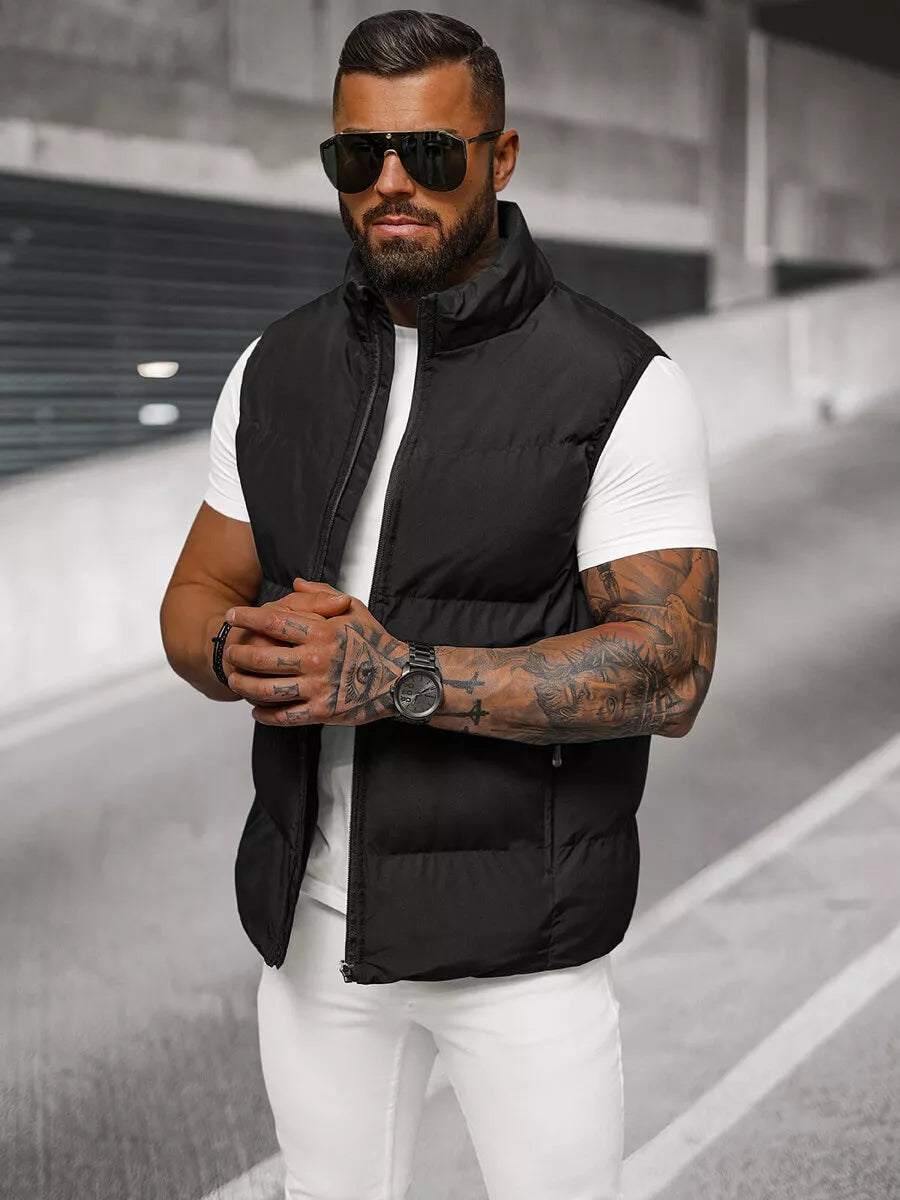 Men's black vest Stog