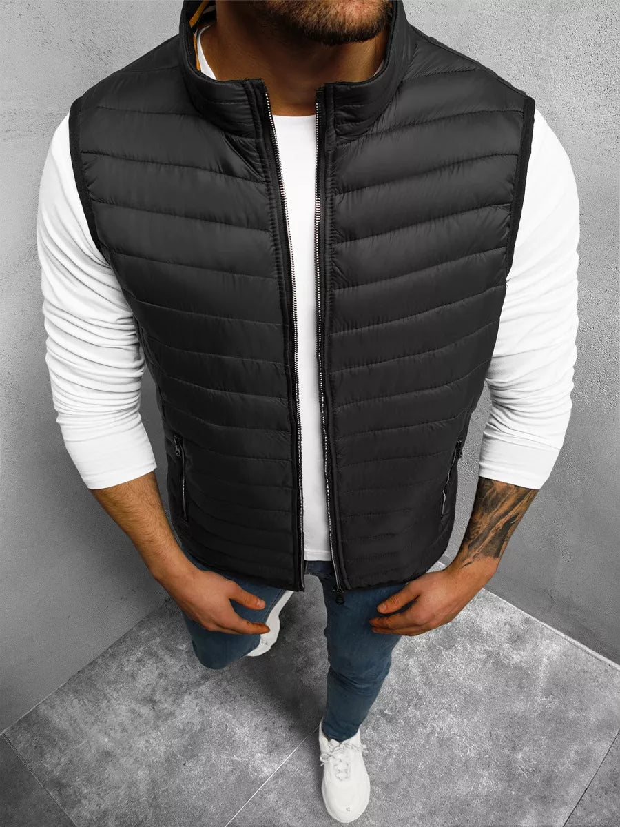 Men's black vest Tirol