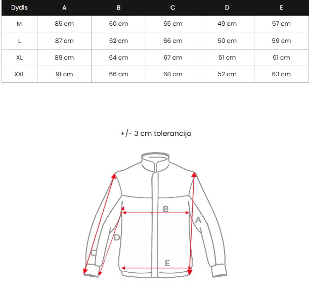 Men's black winter jacket Optin